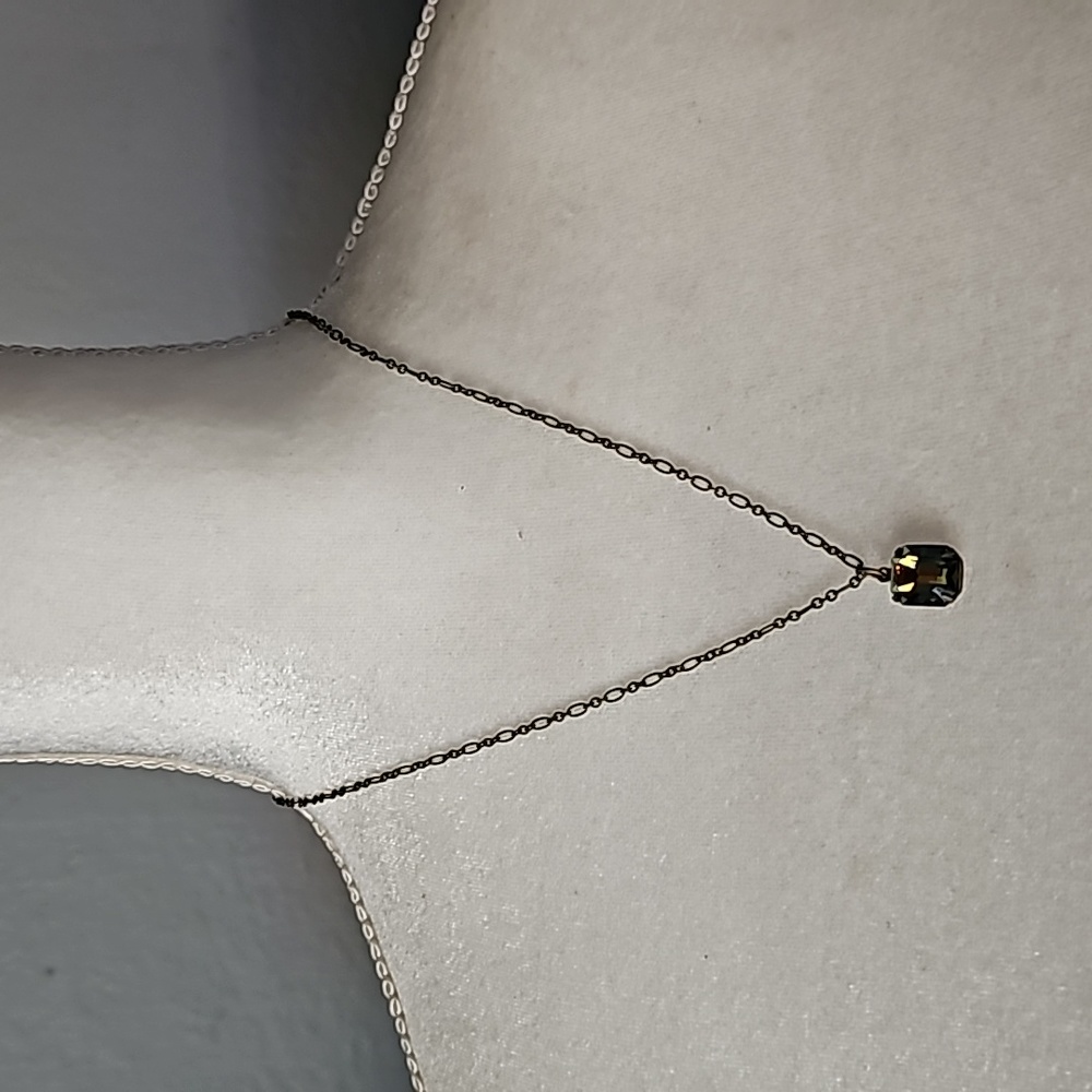 Multi Color Pendant Necklace 20 Inches Box B/28